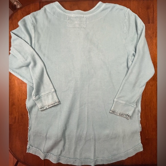 Free People Fall For You Henley Top Size Large - Picture 8 of 8